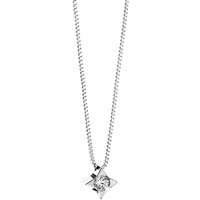 Collana Comete Donna Punto Luce in Oro Diamante 0.03 Ct GLB 1395 - GLB 1395